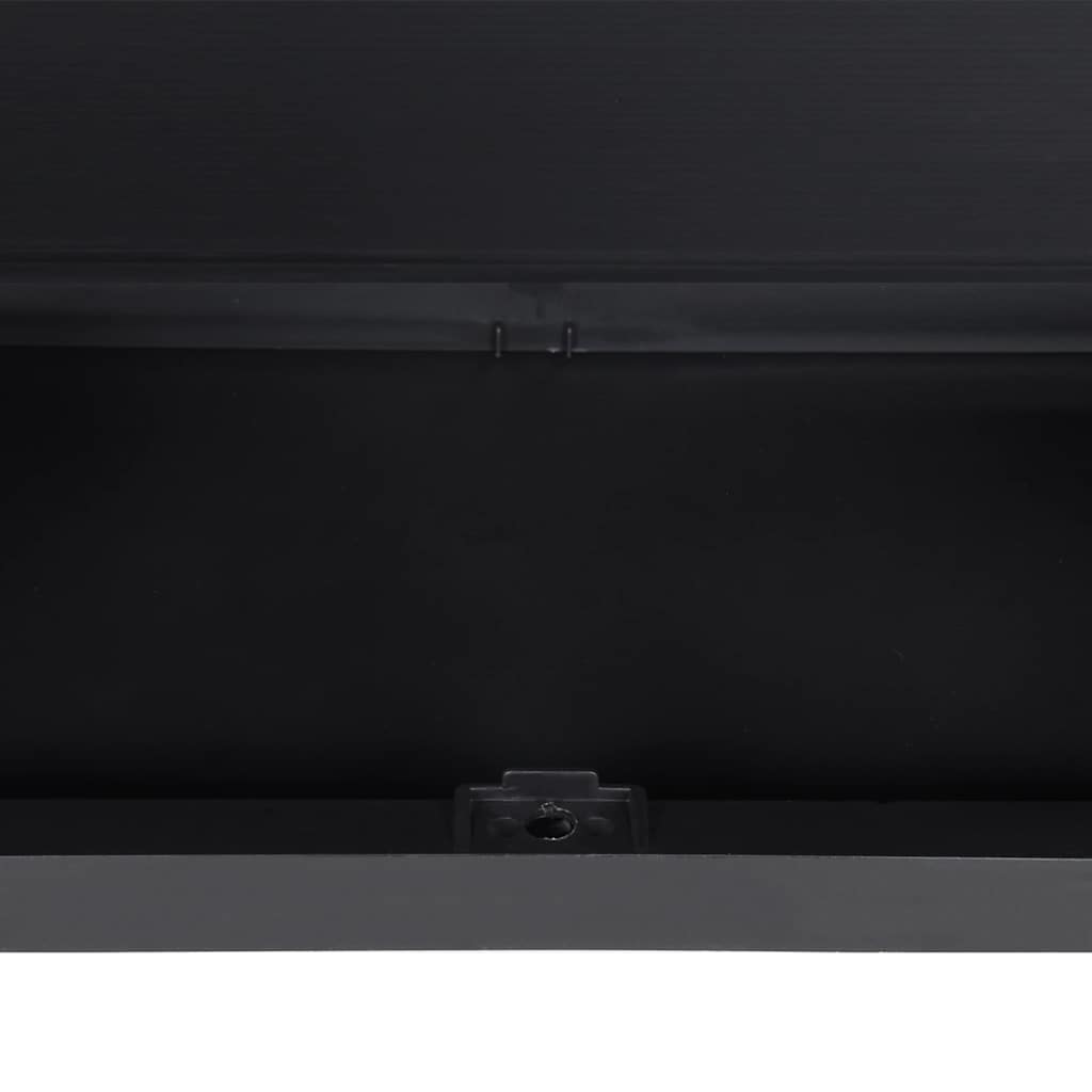 Vanjski ormarić za pohranu sivo-crni 97 x 37 x 85 cm PP