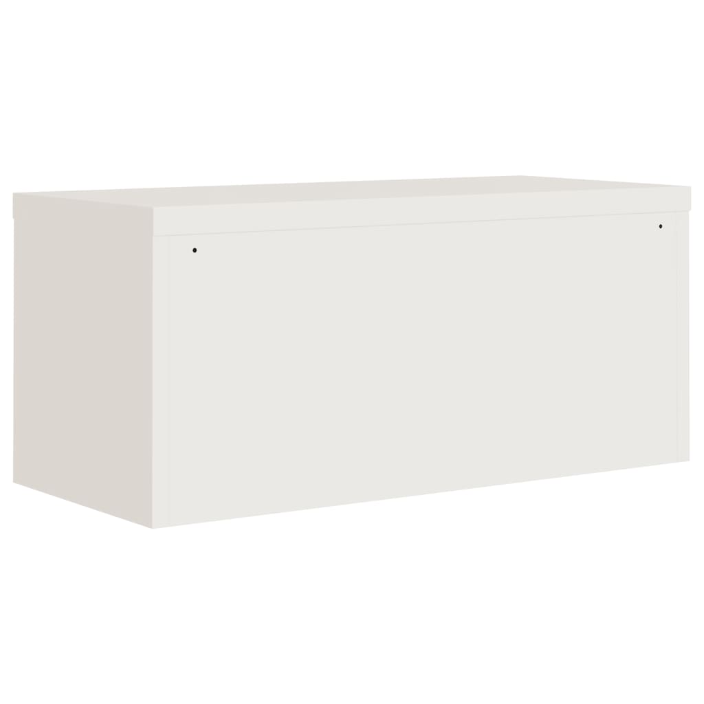 Ormarić za spise bijeli 90 x 40 x 40 cm čelični