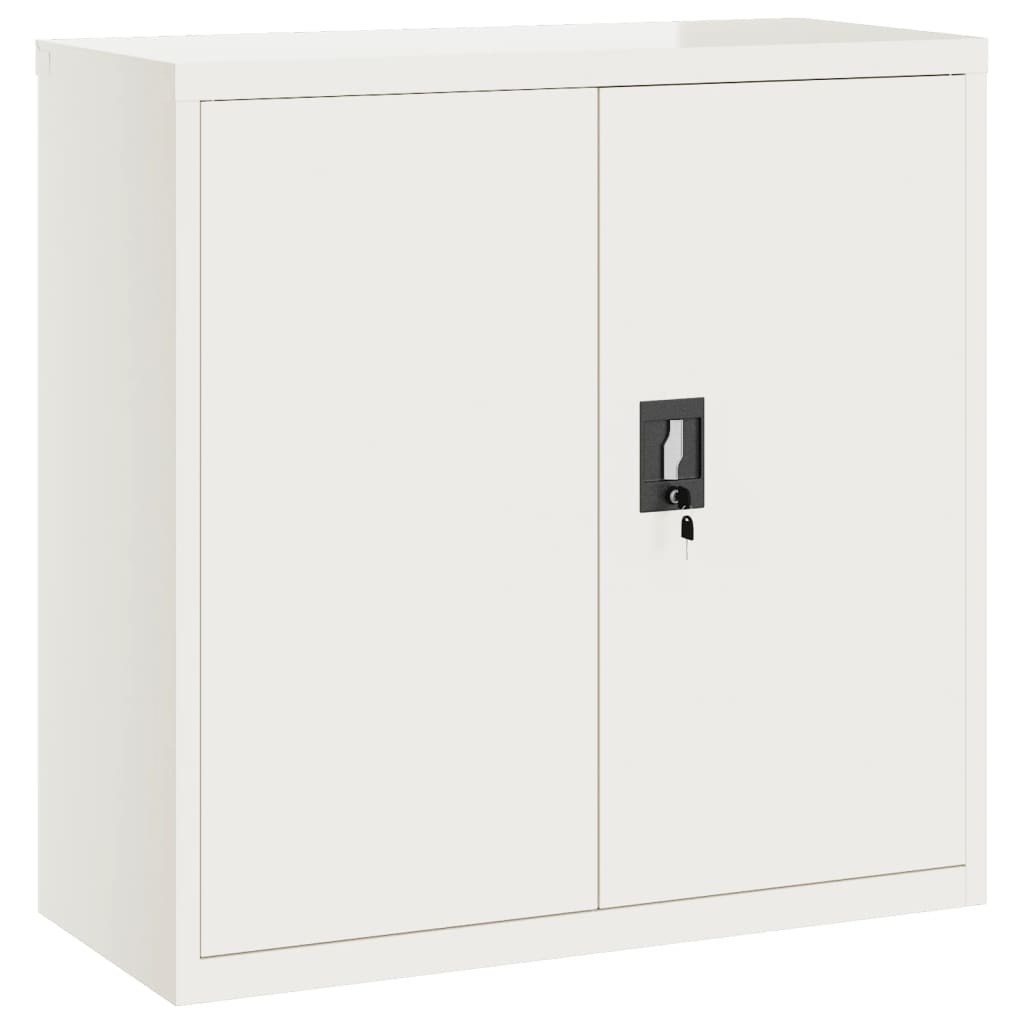 Ormarić za spise bijeli 90 x 40 x 90 cm čelični