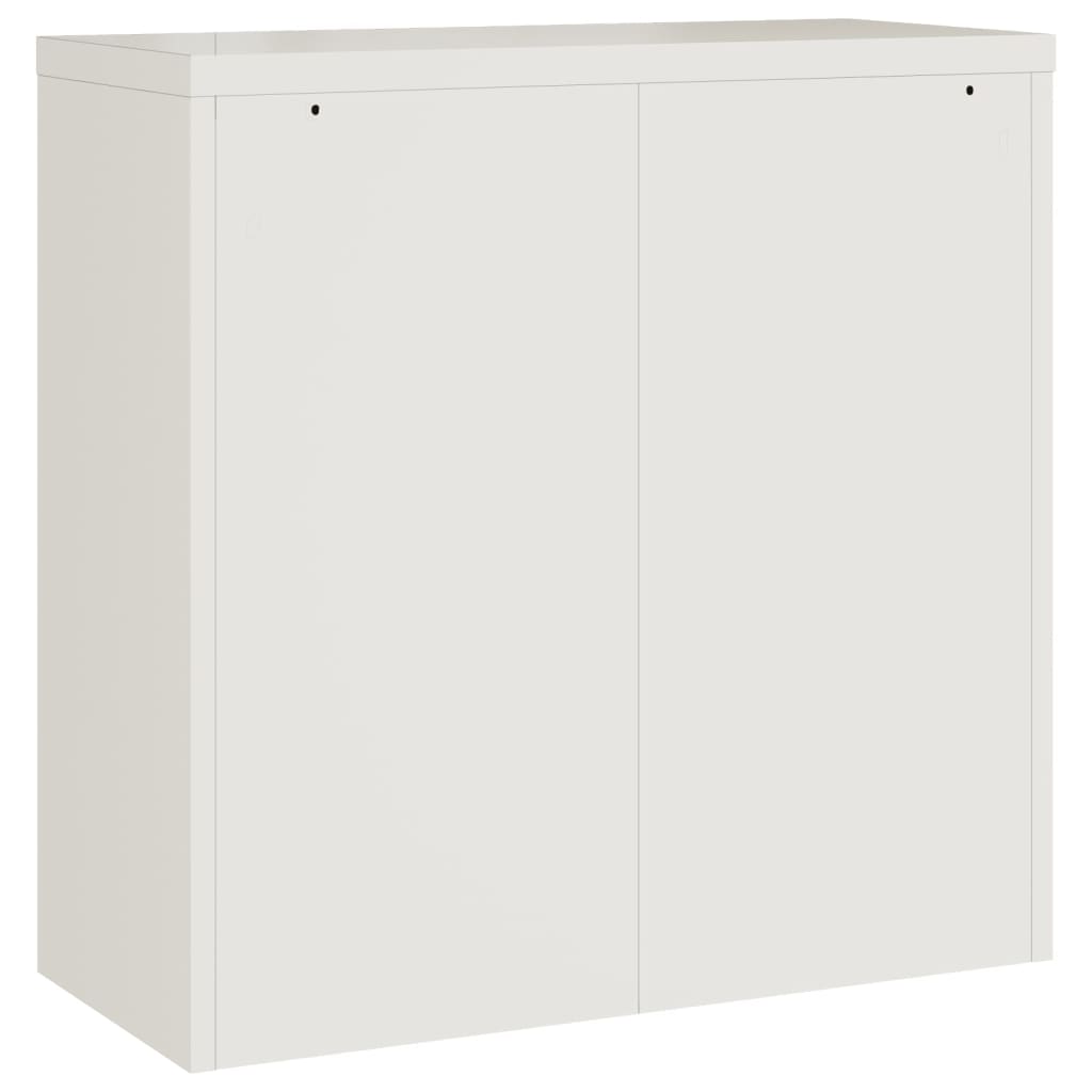 Ormarić za spise bijeli 90 x 40 x 90 cm čelični