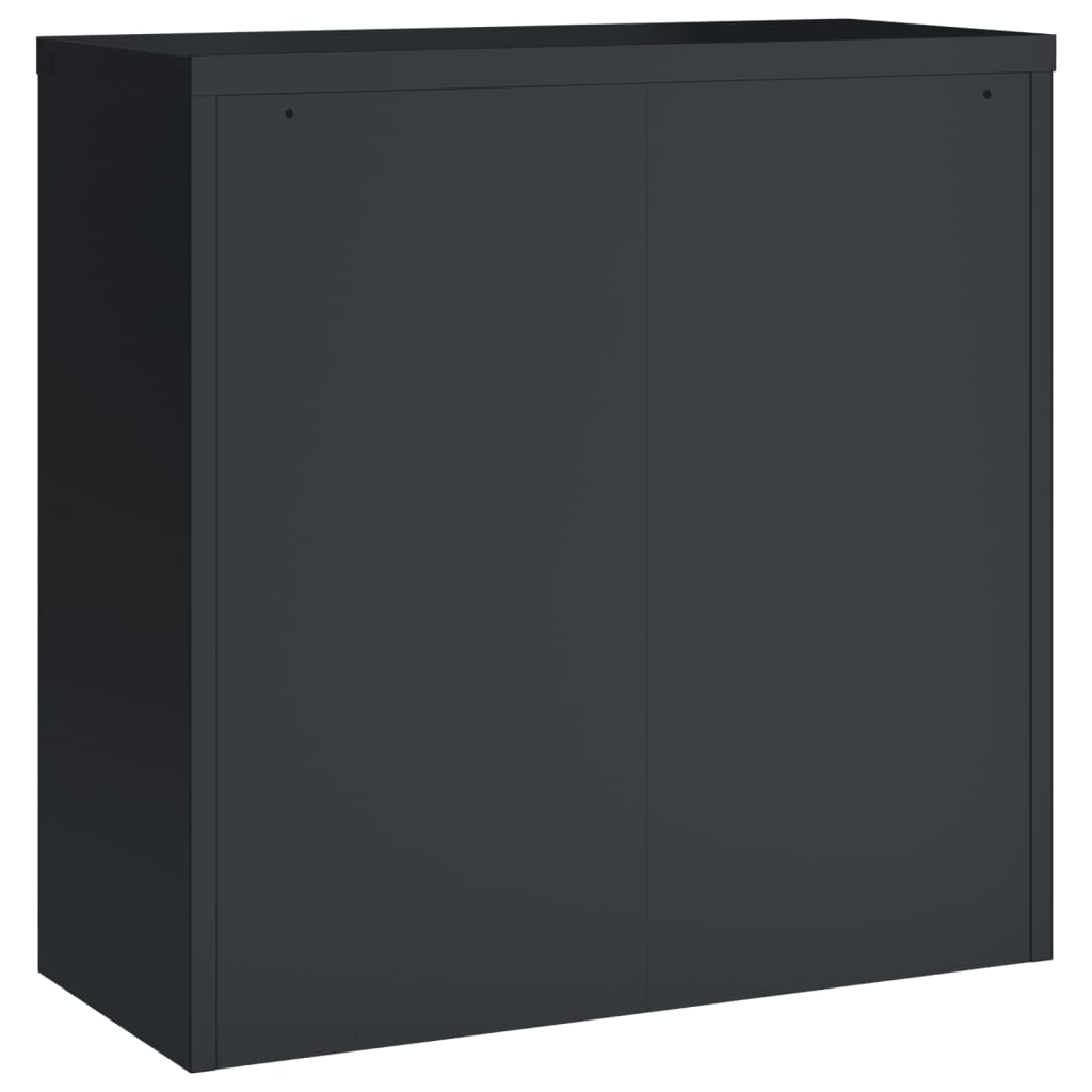 Ormarić za spise antracit 90 x 40 x 90 cm čelični