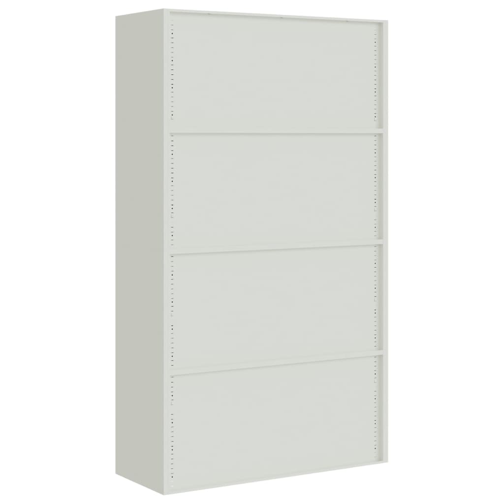 Ormarić za spise svjetlosivi 105 x 40 x 180 cm čelični