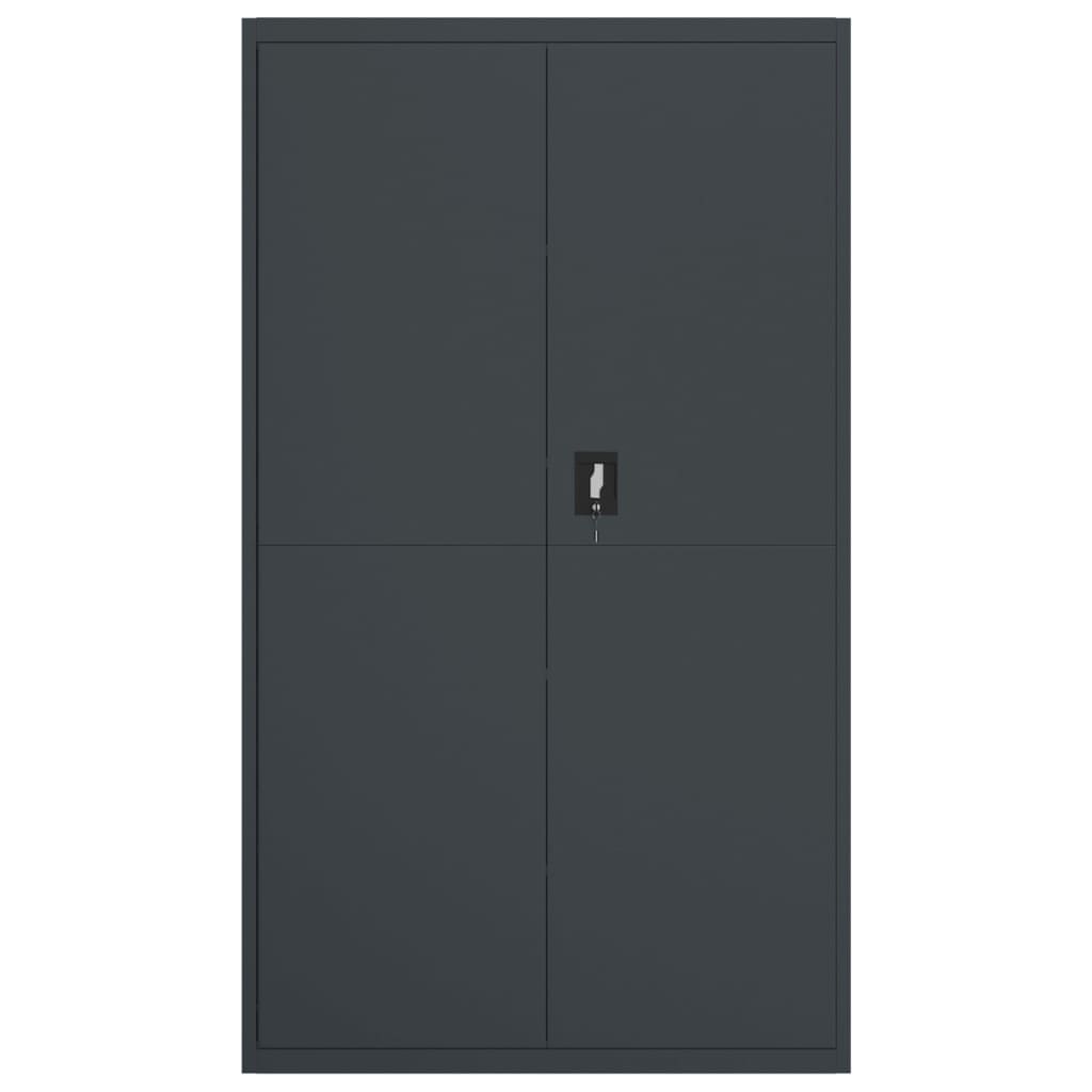 Ormarić za spise antracit 105 x 40 x 180 cm čelični