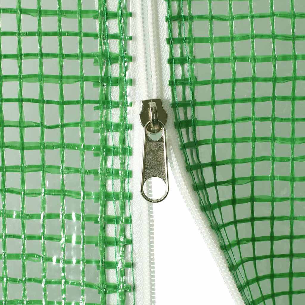 Plastenik s čeličnim okvirom zeleni 96 m² 16 x 6 x 2,85 m