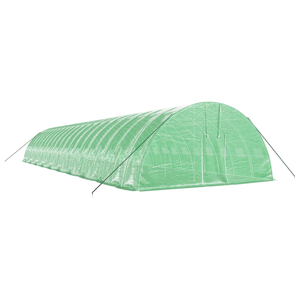 Plastenik s čeličnim okvirom zeleni 120 m² 20 x 6 x 2,85 m