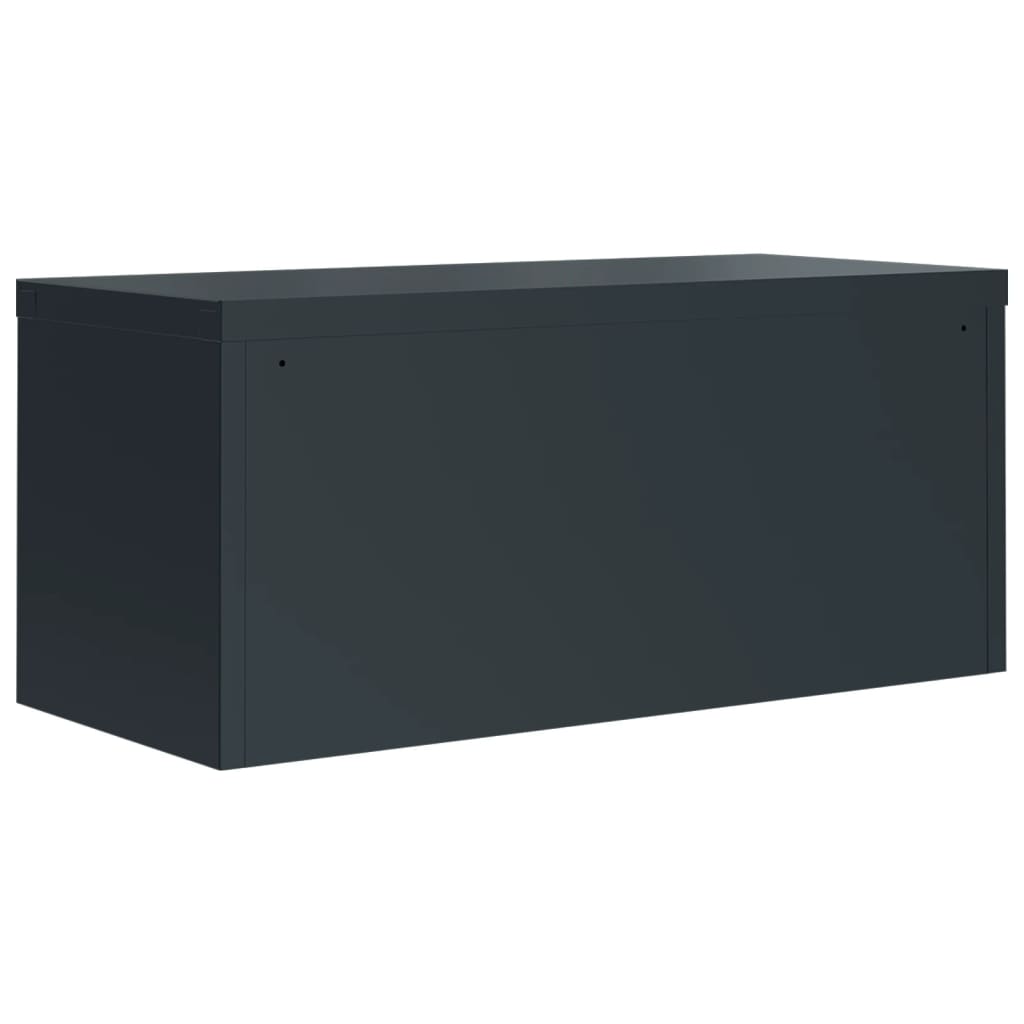Ormarić za spise antracit 90 x 40 x 240 cm čelični