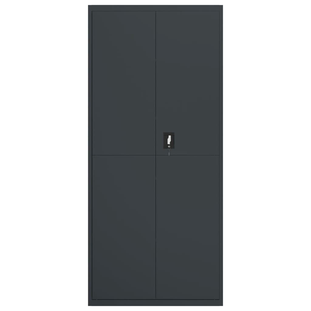 Ormarić za spise antracit 90 x 40 x 240 cm čelični