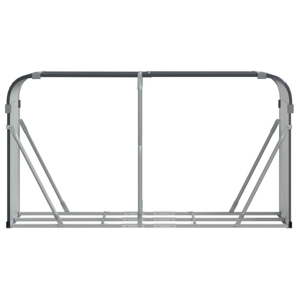 Držač za cjepanice antracit 180x45x100 cm pocinčani čelik