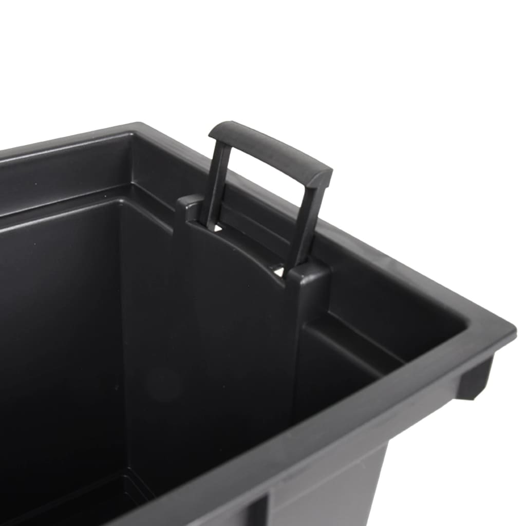 Sadilica s uklonjivom unutrašnjosti antracit 12/44 L PP ratan