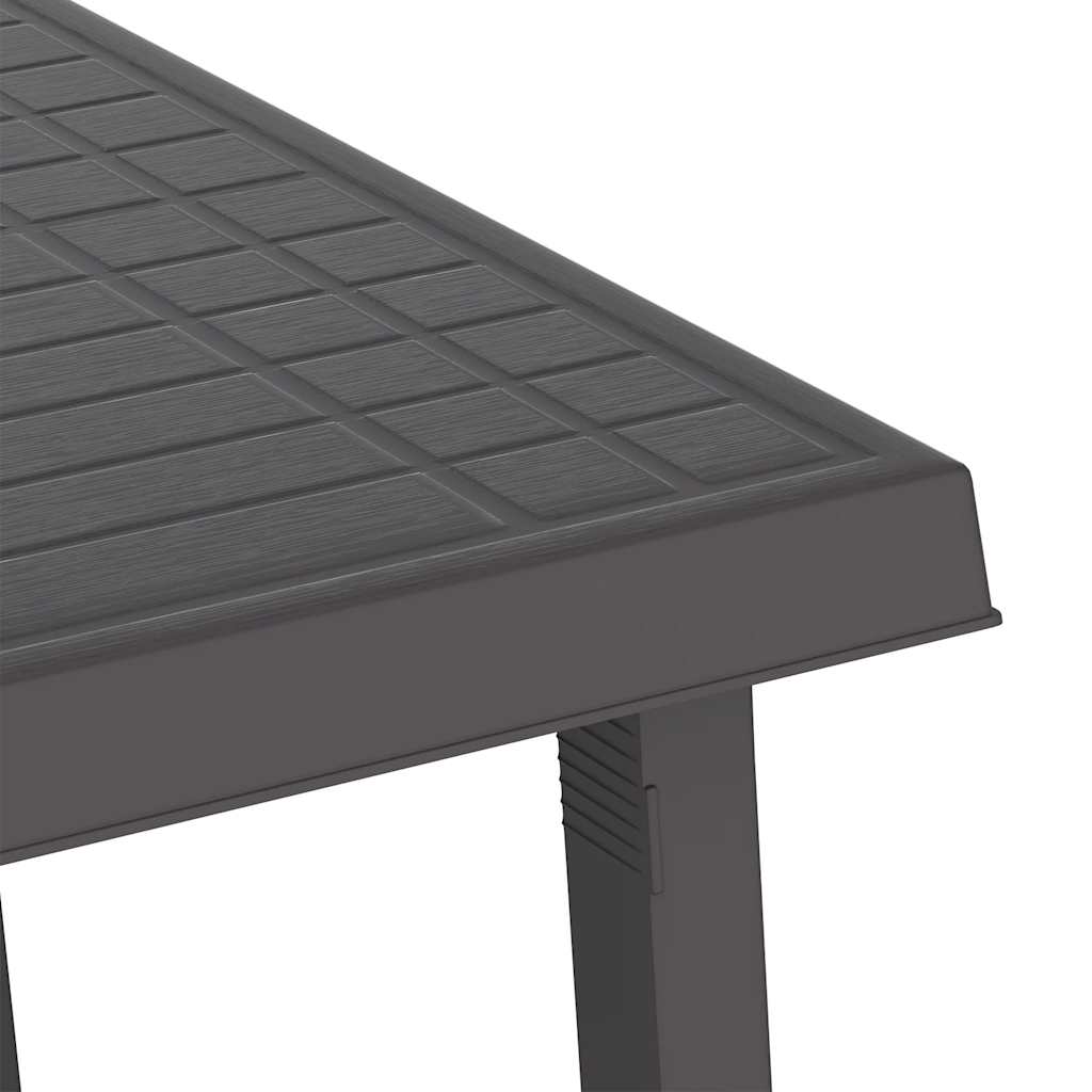 Stol za kampiranje antracit 79 x 56 x 64 cm PP izgled drva