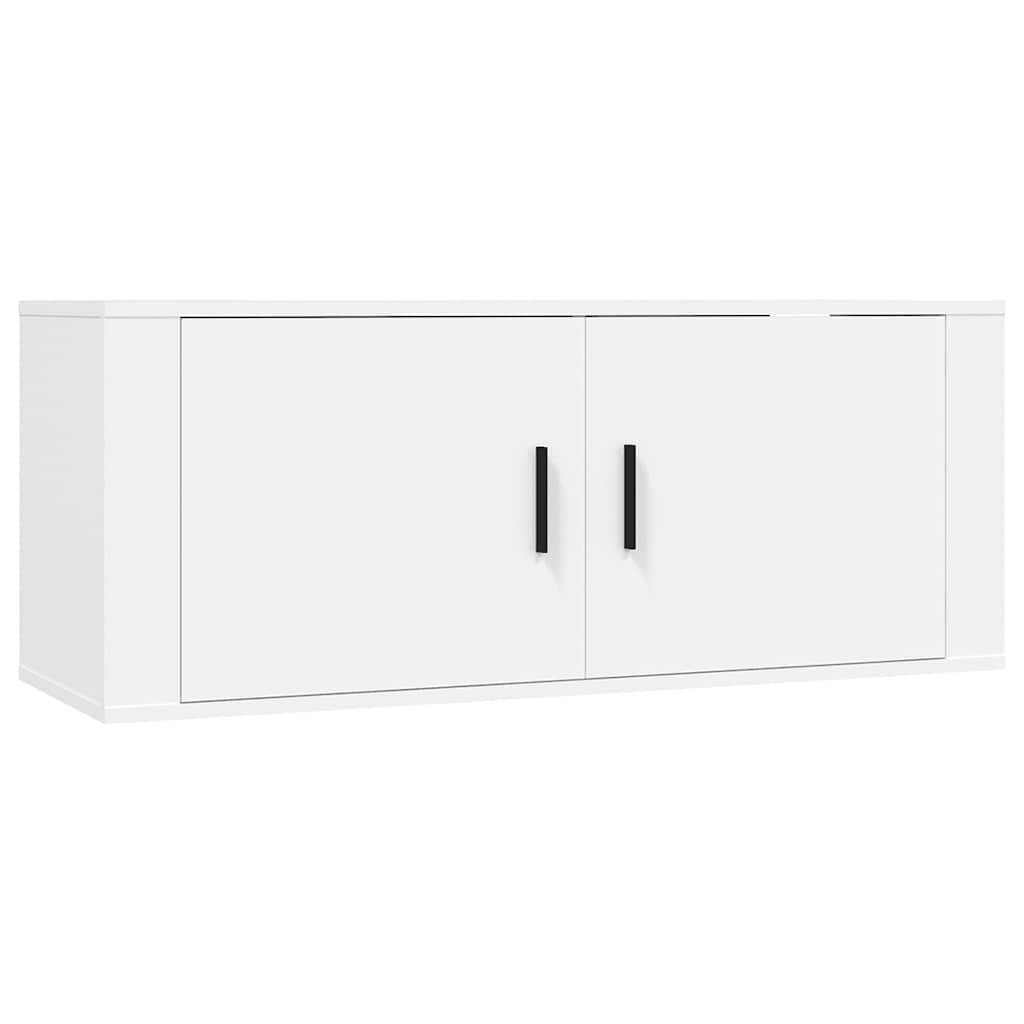 Zidni TV ormarići 2 kom bijeli 100x34,5x40 cm