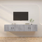 Zidni TV ormarići 2 kom boja sivog hrasta sonome 100x34,5x40 cm