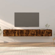 Zidni TV ormarići 3 kom boja dimljenog hrasta 100x34,5x40 cm