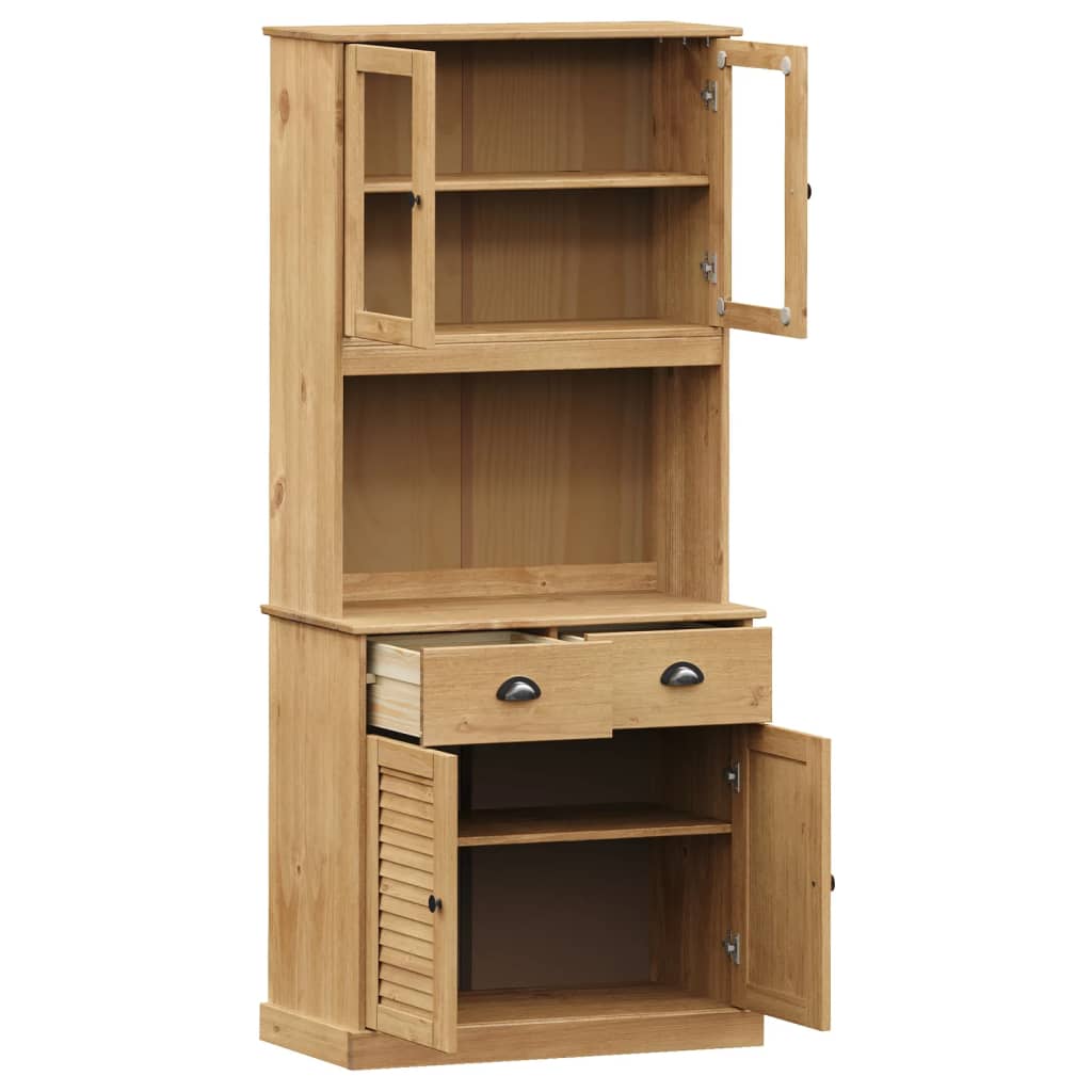 Visoka komoda VIGO 78 x 40 x 175 cm od masivne borovine