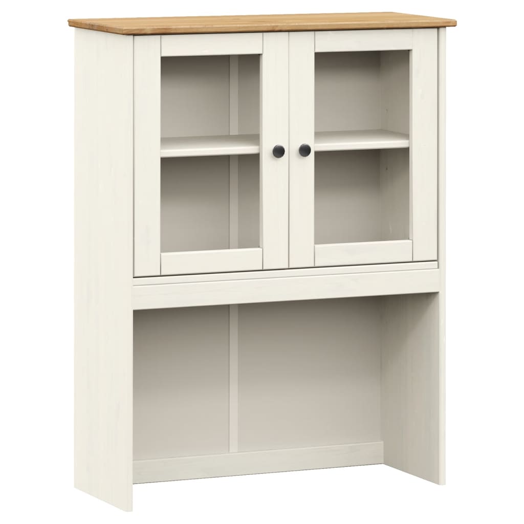 Visoka komoda VIGO bijela 78 x 40 x 175 cm od masivne borovine