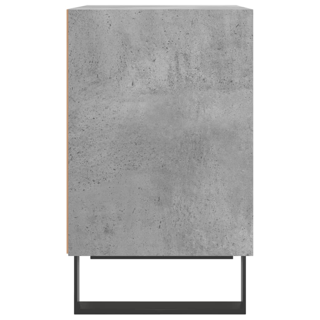 Noćni ormarići 2 kom boja betona 40x30x50 cm konstruirano drvo