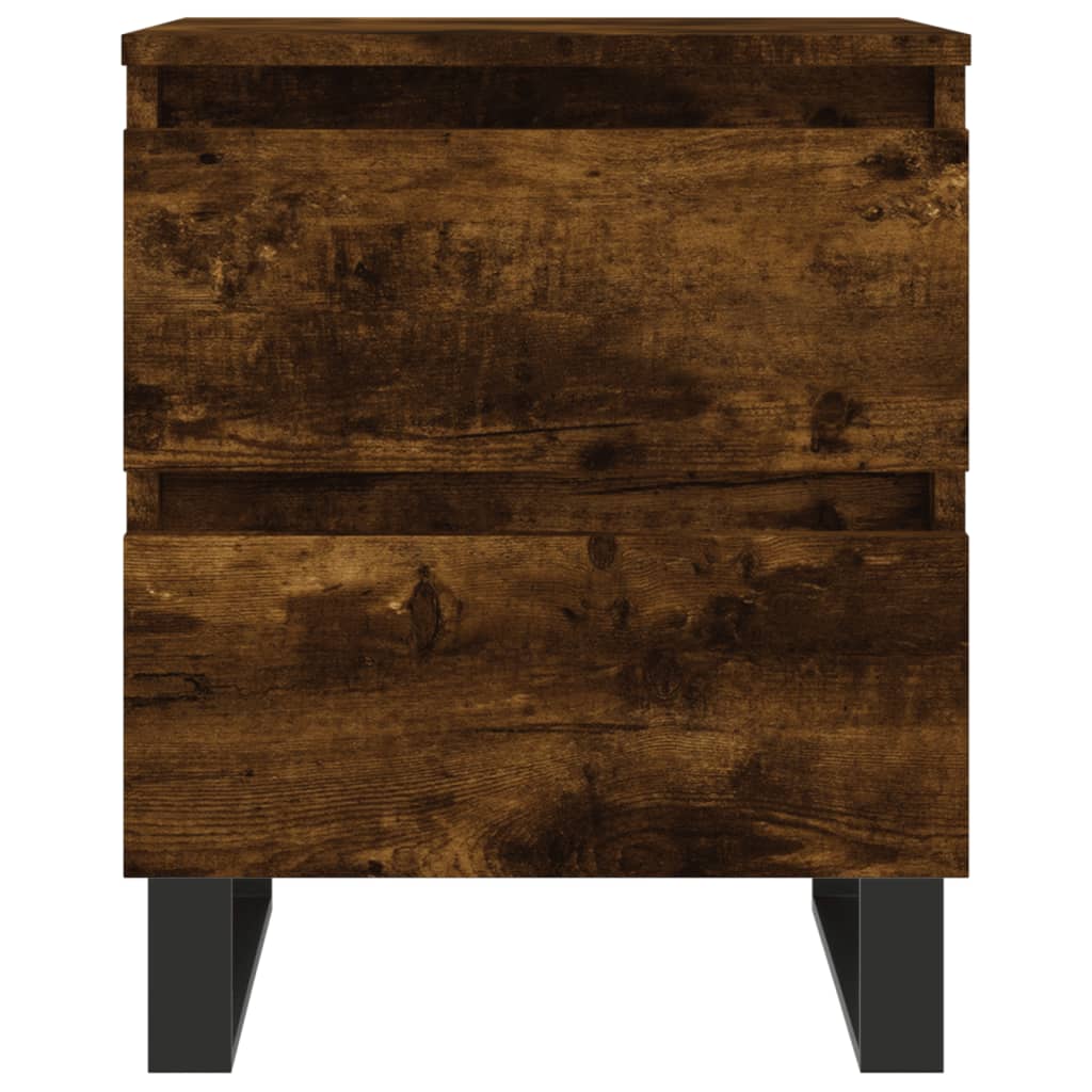 Noćni ormarići 2 kom boja hrasta 40x35x50 cm konstruirano drvo