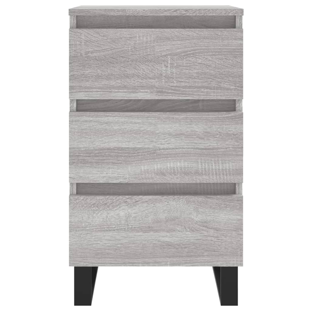 Noćni ormarići 2 kom boja hrasta 40x35x69 cm konstruirano drvo