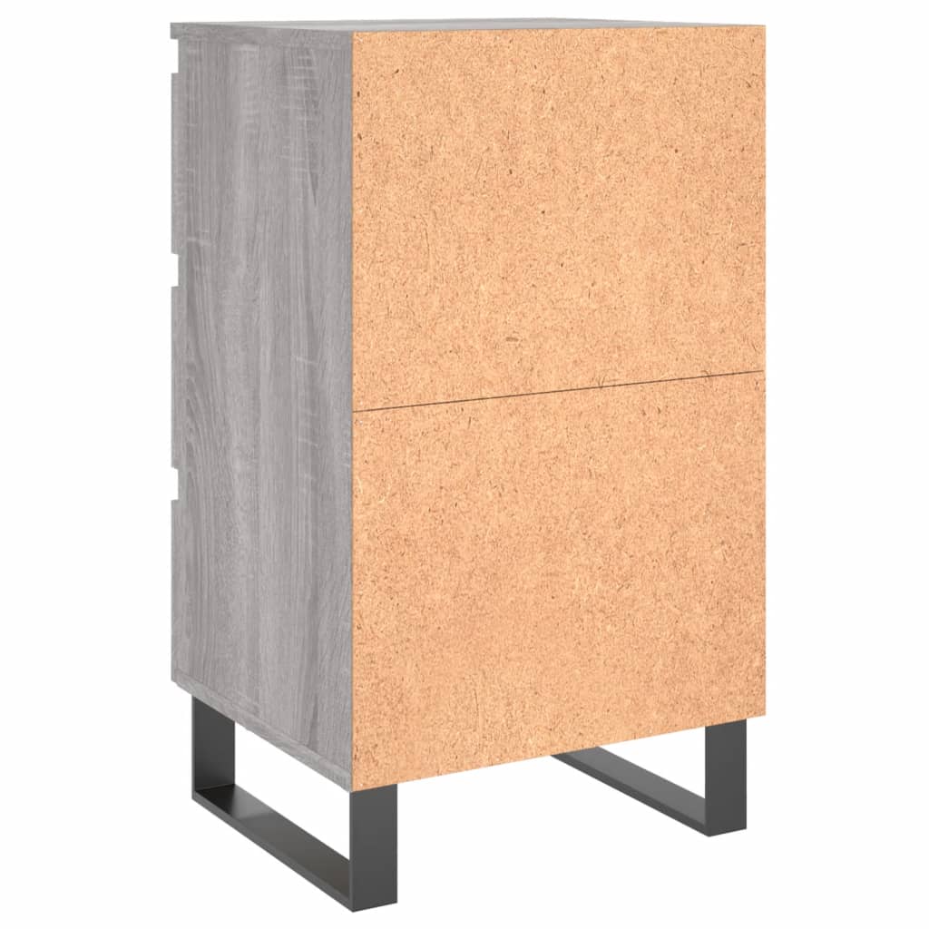 Noćni ormarići 2 kom boja hrasta 40x35x69 cm konstruirano drvo
