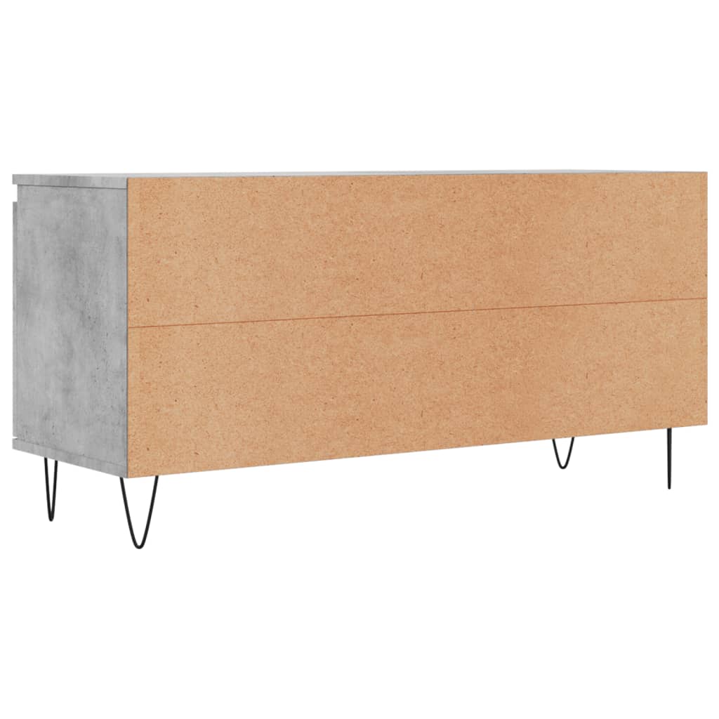 TV ormarić siva boja betona 104x35x50 cm od konstruiranog drva