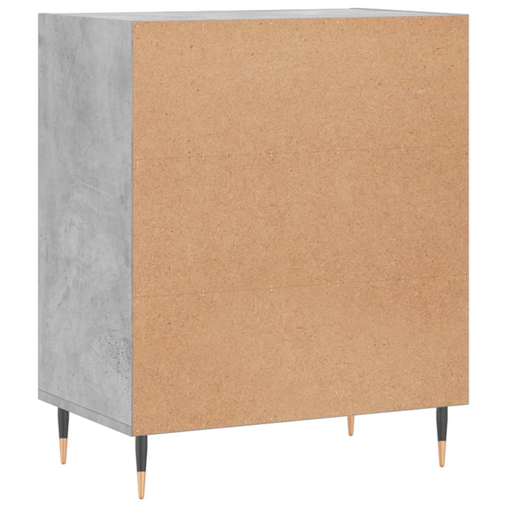 Komoda siva boja betona 57 x 35 x 70 cm od konstruiranog drva