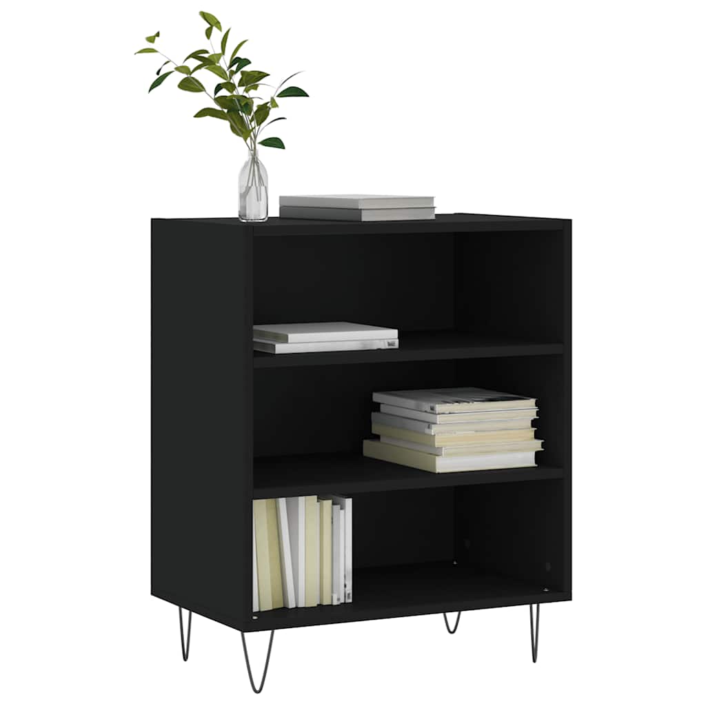 Komoda crna 57 x 35 x 70 cm od konstruiranog drva