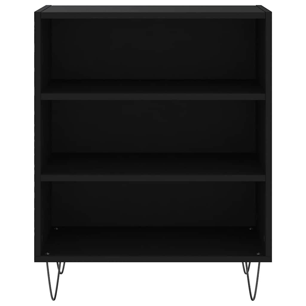 Komoda crna 57 x 35 x 70 cm od konstruiranog drva