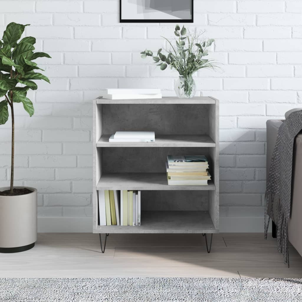 Komoda siva boja betona 57 x 35 x 70 cm od konstruiranog drva