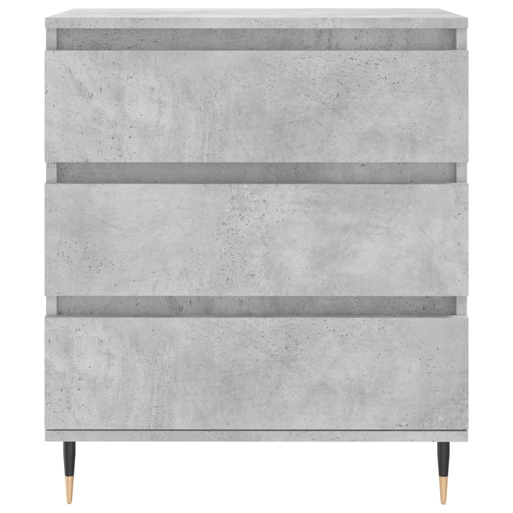 Komoda siva boja betona 60x35x70 cm od konstruiranog drva