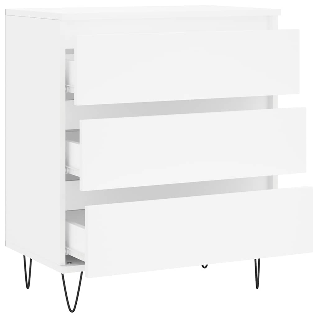 Komoda bijela 60 x 35 x 70 cm od konstruiranog drva