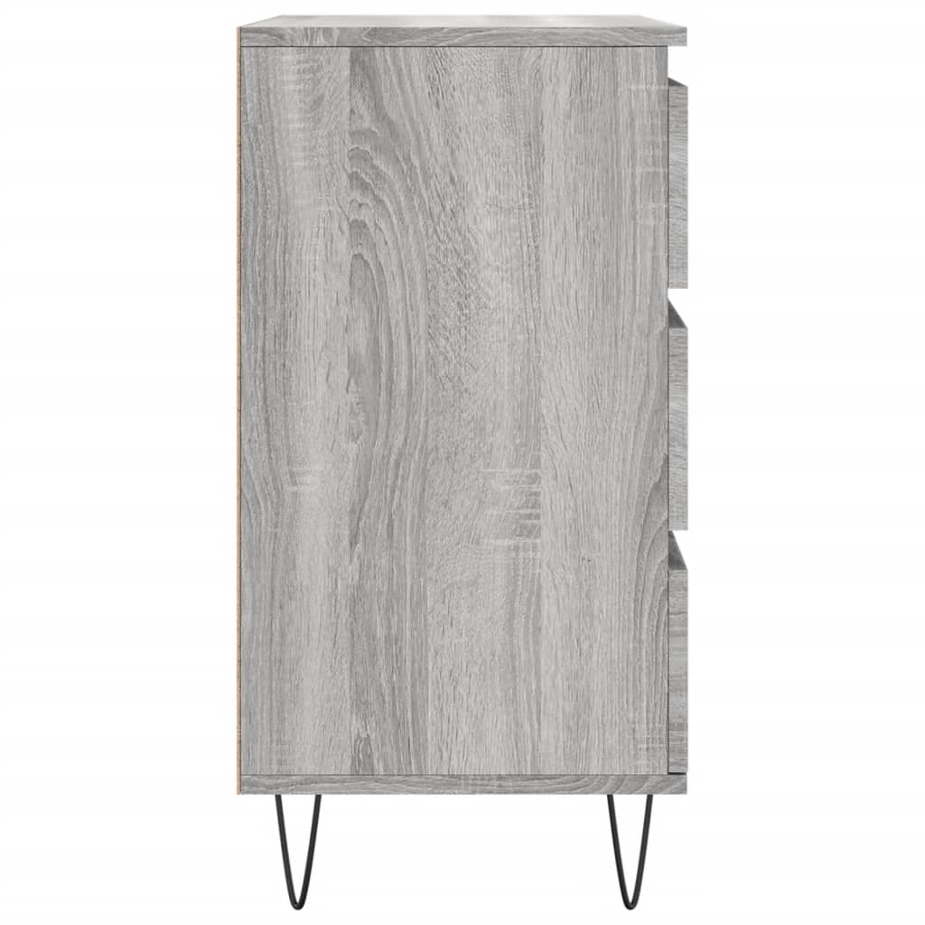 Komoda sivog hrasta sonome 60x35x70 cm od konstruiranog drva