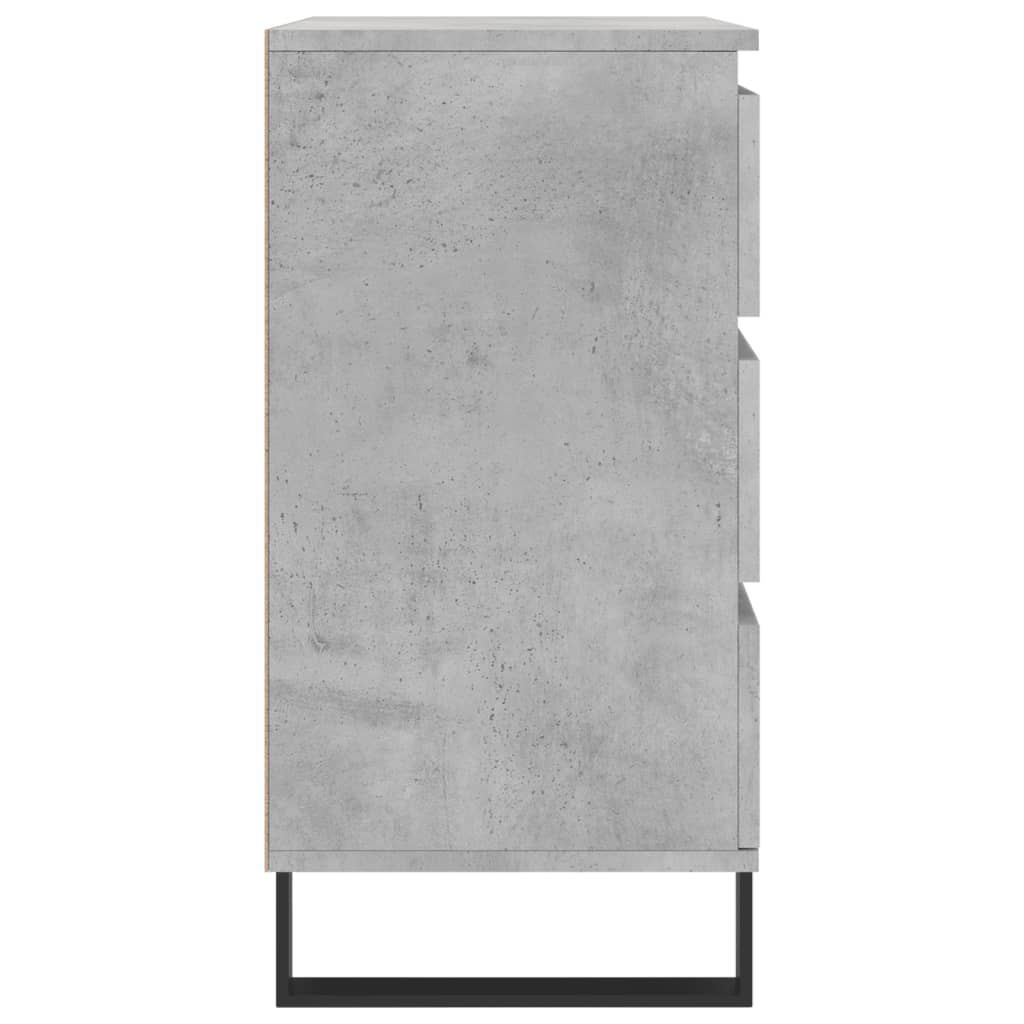 Komoda siva boja betona 60x35x70 cm od konstruiranog drva