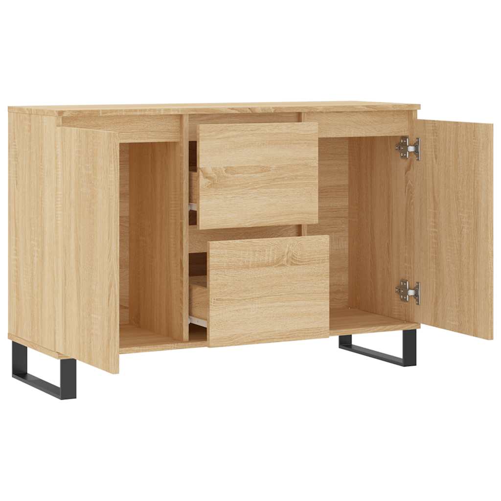 Komoda boja hrasta sonome 101,5x35x70 cm od konstruiranog drva