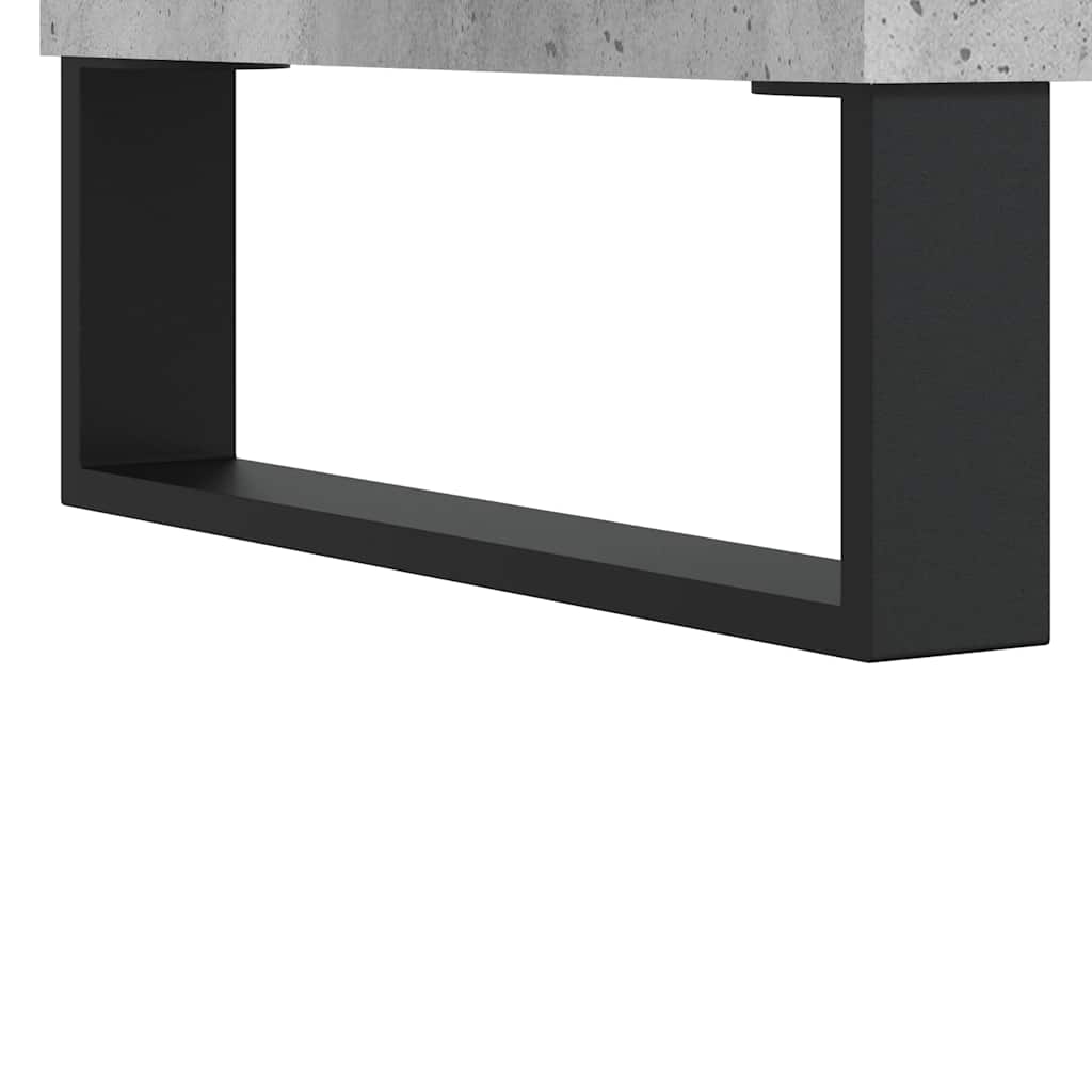 Komoda siva boja betona 101,5x35x70 cm od konstruiranog drva