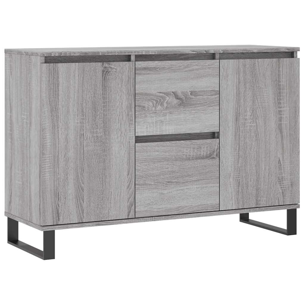 Komoda sivog hrasta sonome 101,5x35x70 cm od konstruiranog drva