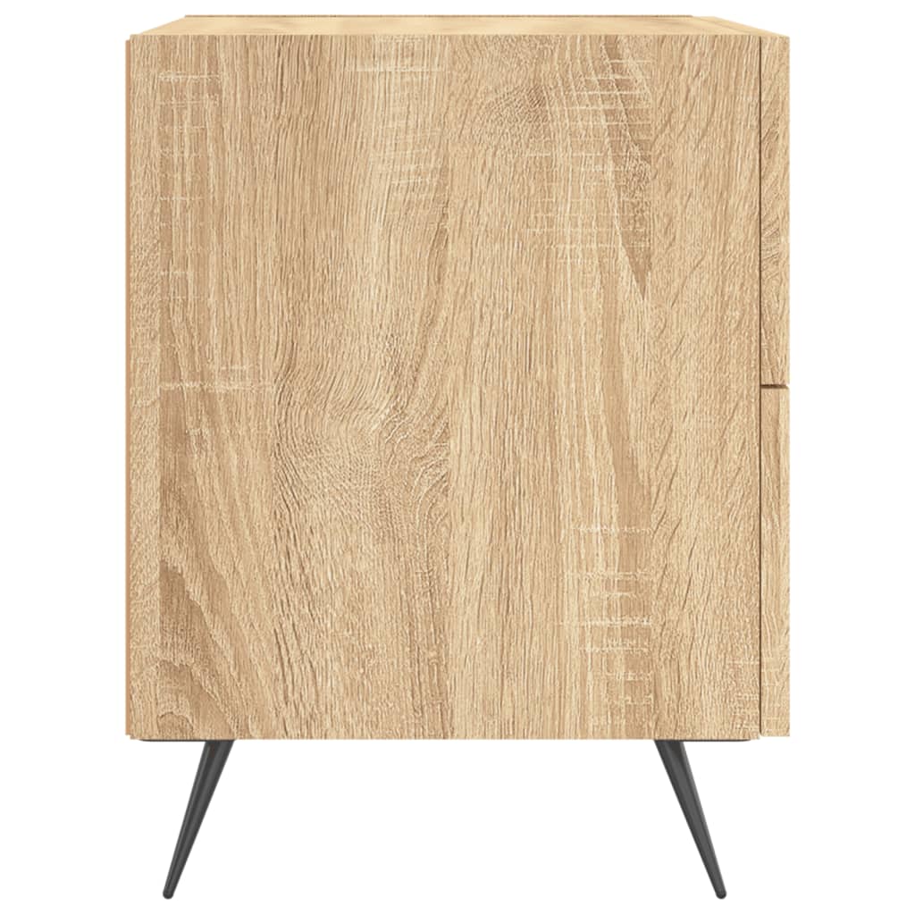 Noćni ormarići 2 kom boja hrasta 40x35x47,5cm konstruirano drvo