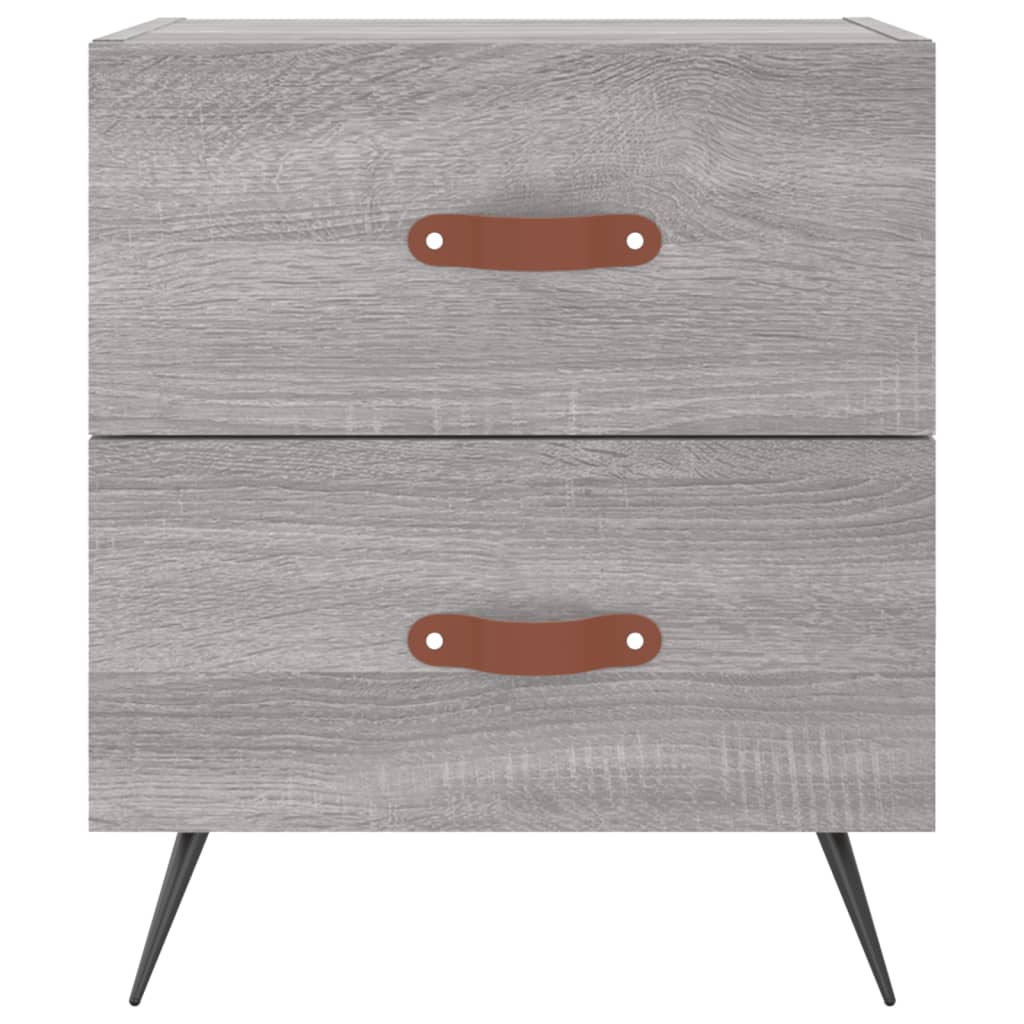 Noćni ormarići 2 kom boja hrasta 40x35x47,5cm konstruirano drvo