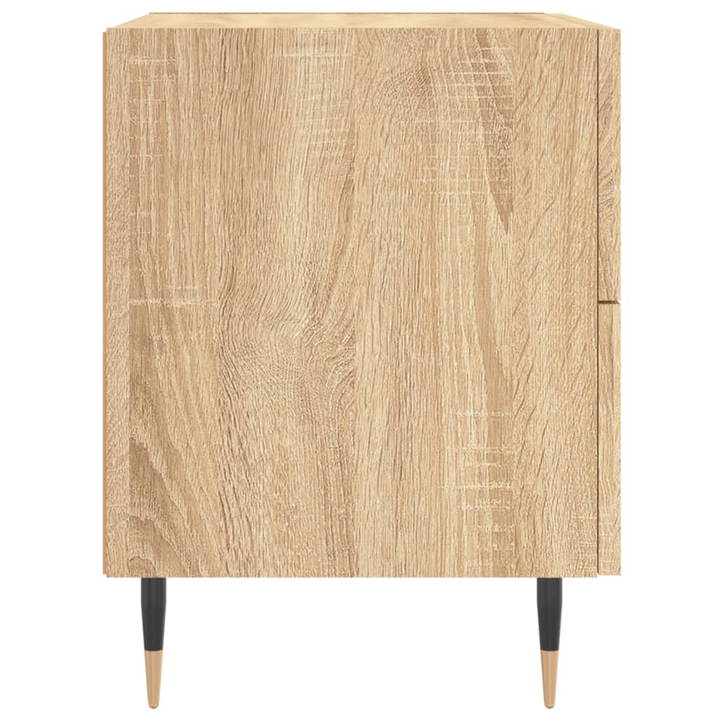 Noćni ormarići 2 kom boja hrasta 40x35x47,5cm konstruirano drvo