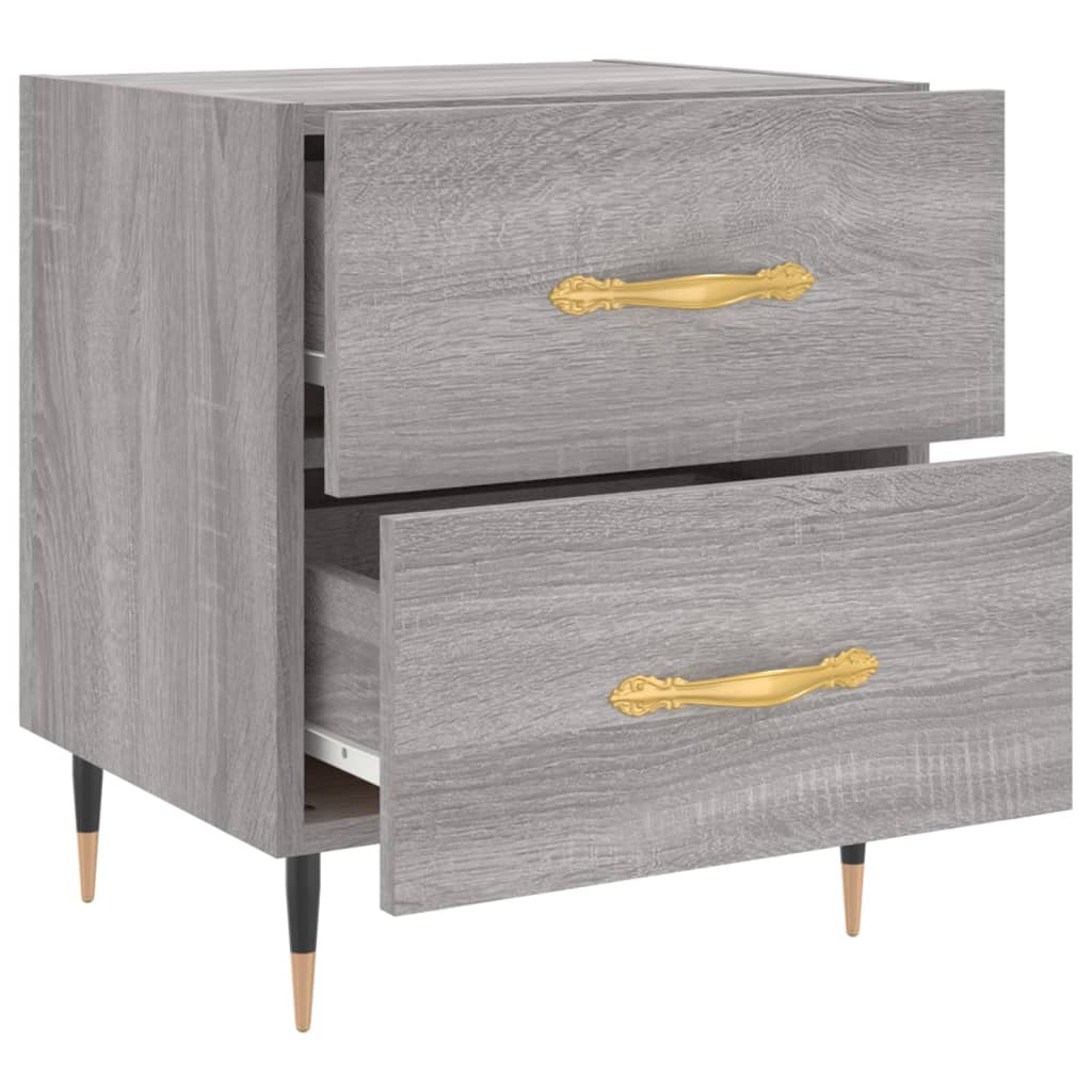 Noćni ormarići 2 kom boja hrasta 40x35x47,5cm konstruirano drvo