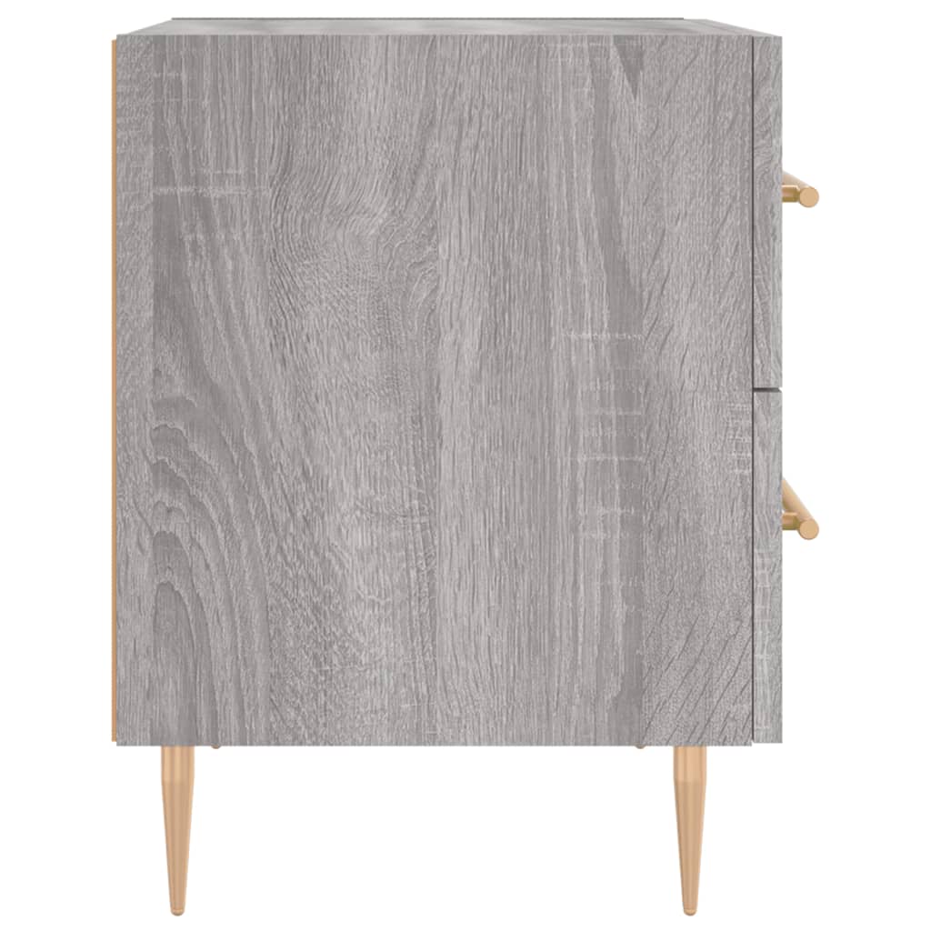 Noćni ormarići 2 kom boja hrasta 40x35x47,5cm konstruirano drvo
