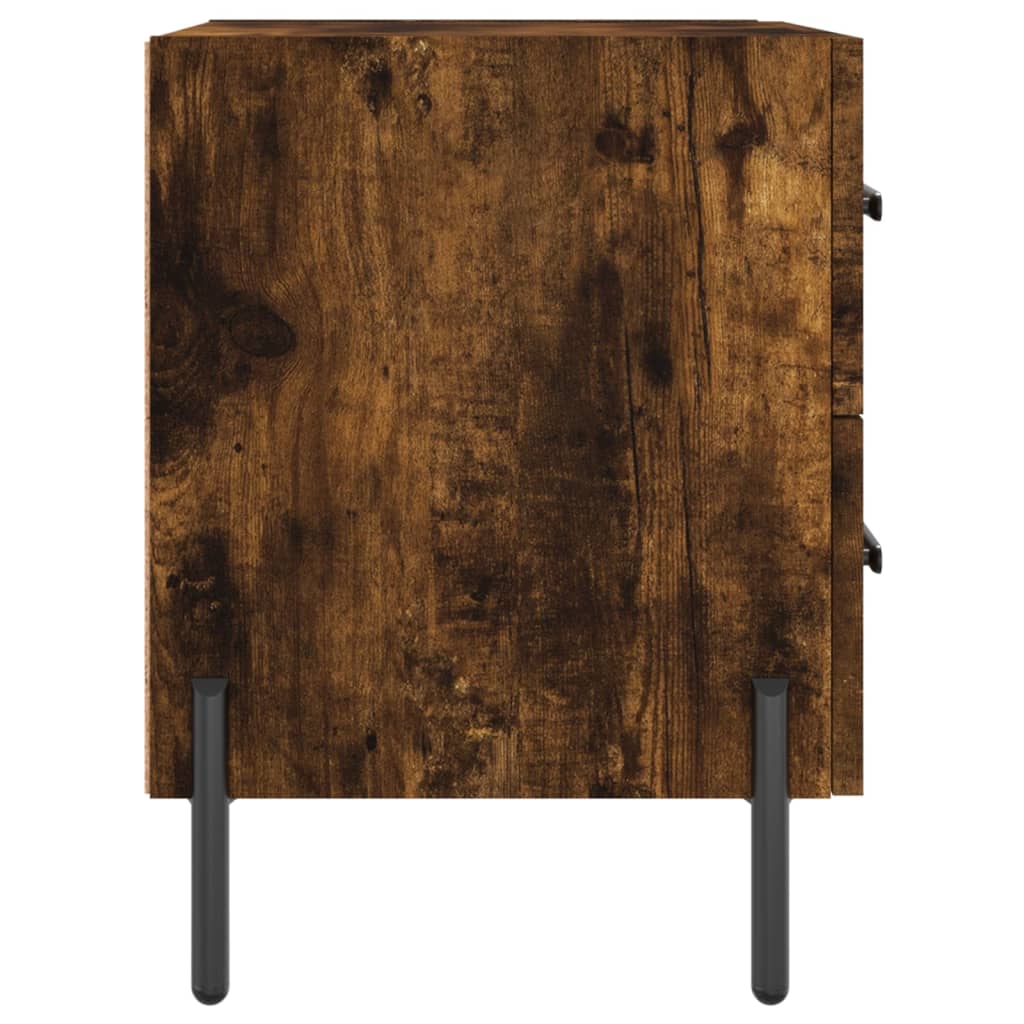 Noćni ormarići 2 kom boja hrasta 40x35x47,5cm konstruirano drvo