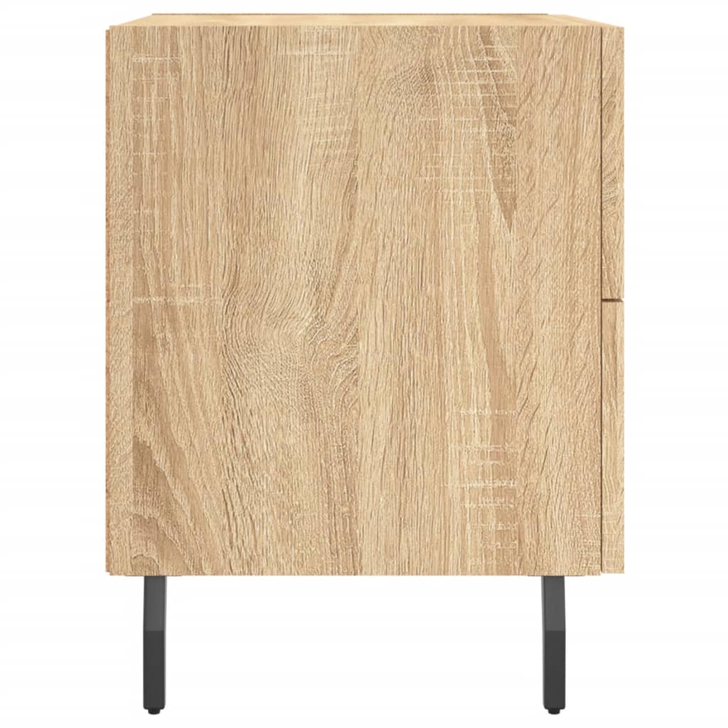 Noćni ormarići 2 kom boja hrasta 40x35x47,5cm konstruirano drvo