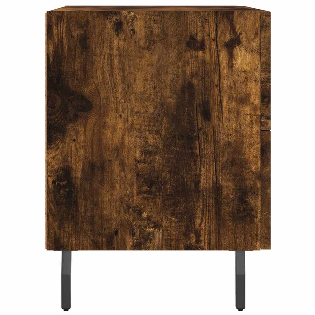 Noćni ormarići 2 kom boja hrasta 40x35x47,5cm konstruirano drvo
