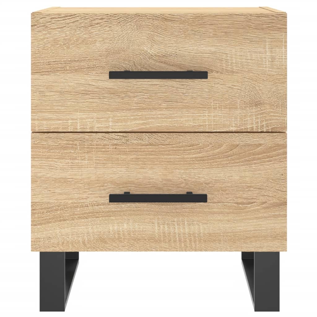 Noćni ormarići 2 kom boja hrasta 40x35x47,5cm konstruirano drvo