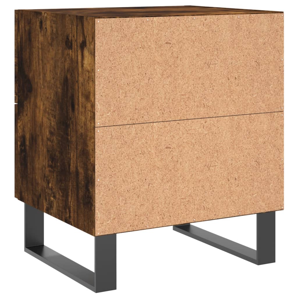 Noćni ormarići 2 kom boja hrasta 40x35x47,5cm konstruirano drvo
