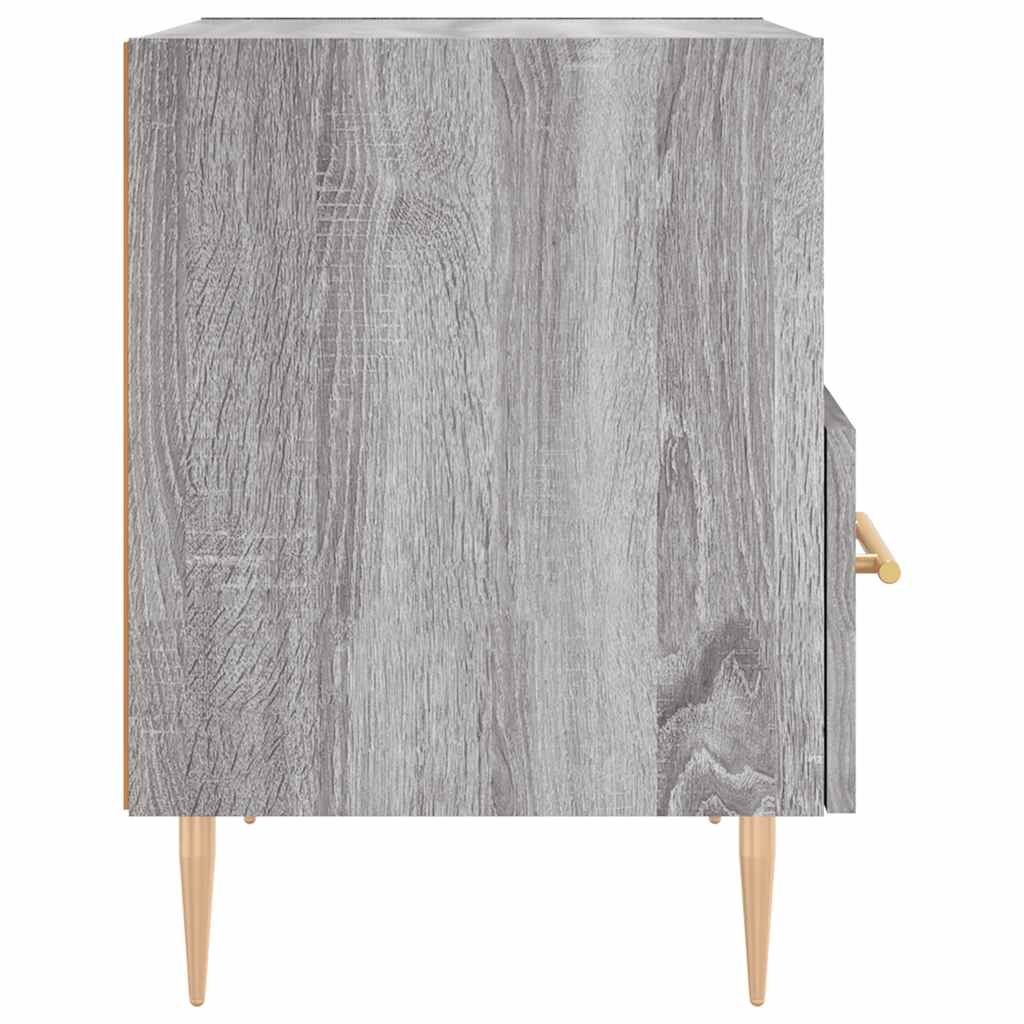 Noćni ormarići 2 kom boja hrasta 40x35x47,5cm konstruirano drvo
