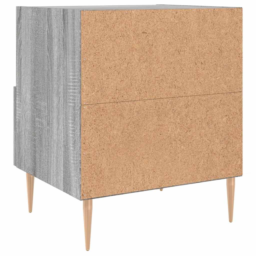 Noćni ormarići 2 kom boja hrasta 40x35x47,5cm konstruirano drvo