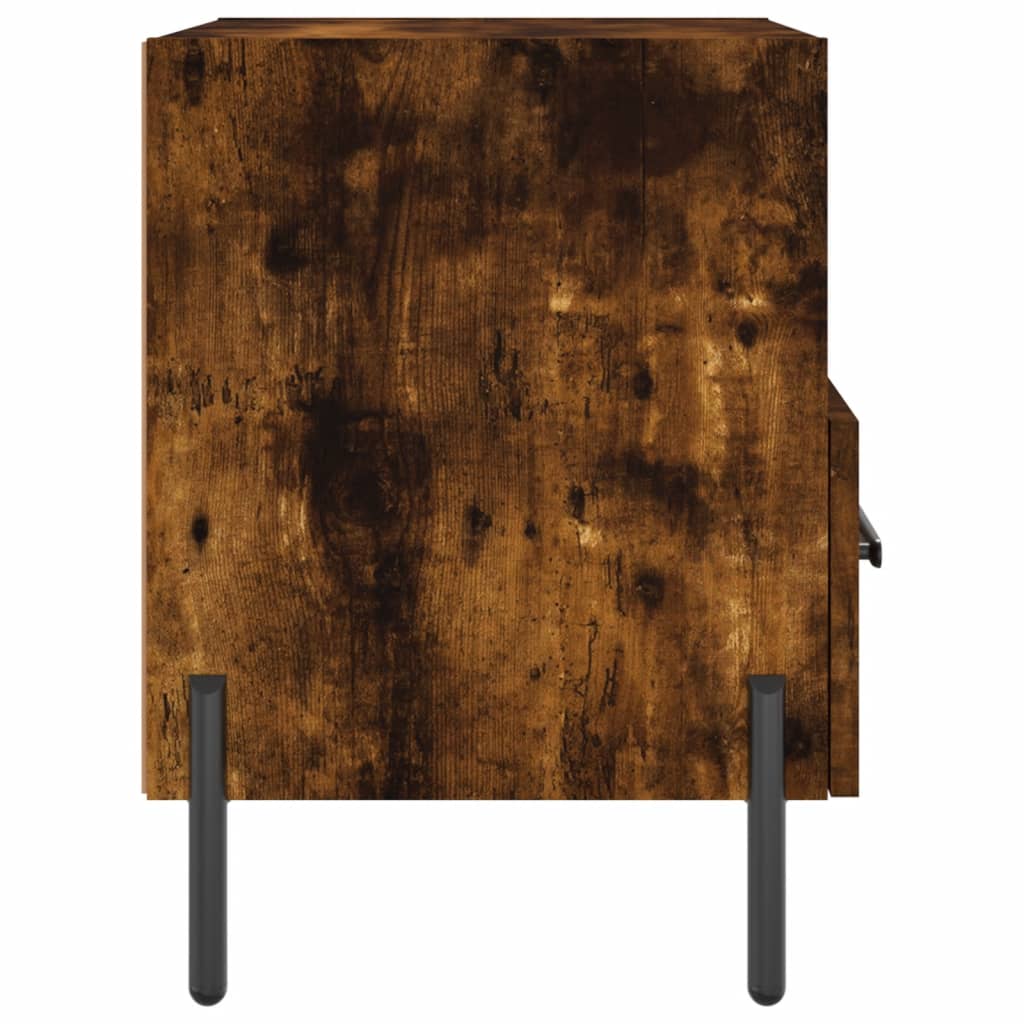 Noćni ormarići 2 kom boja hrasta 40x35x47,5cm konstruirano drvo