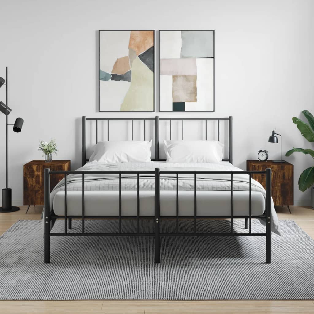 Noćni ormarići 2 kom boja dimljenog hrasta 40x40x50 cm drveni