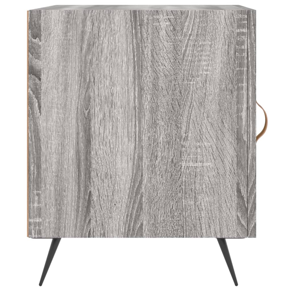 Noćni ormarići 2 kom boja hrasta 40x40x50 cm konstruirano drvo